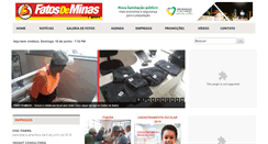 Desktop Screenshot of fatosdeminas.com.br